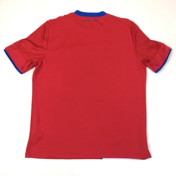 Costa Rica National Team Soccer Football Red Team Jersey New Balance Medium - Picture 8 of 10